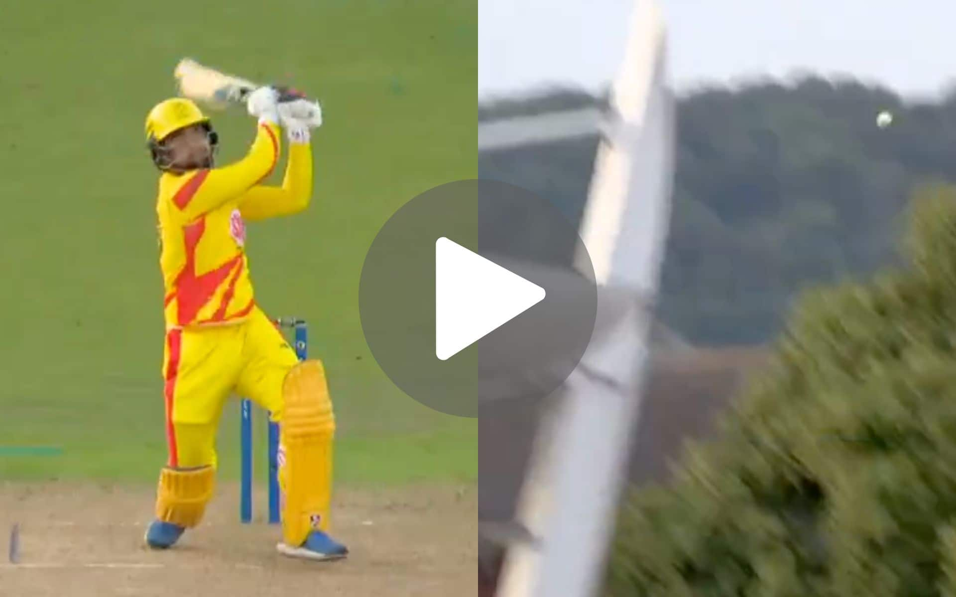 [Watch] Rashid Khan Replicates MS Dhoni's Iconic World Cup Six In The Hundred 2024